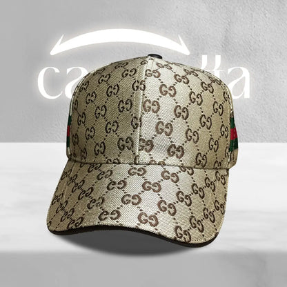 Casquette GG Premium Dorée – Le Prestige Absolu